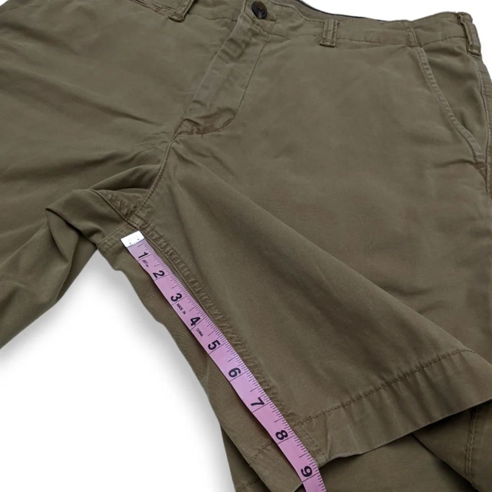 American Eagle Men's Flex 9" Lived-In Khaki Short - Picture 12 of 14